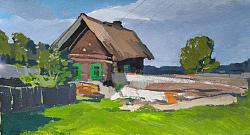 Дом бабы Кати. Деревня Коуровская Слобода